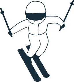 skier logo